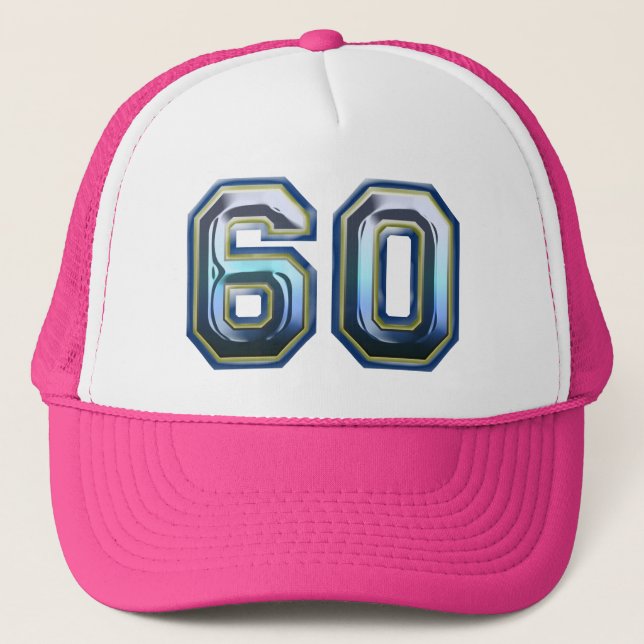 Casquette 60e fête d'anniversaire (Devant)