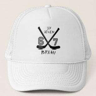 Casquette 67 Six Seven Mème drôle de pourriture cérébrale Mè