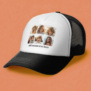 Casquette 6 Collage photo avec script de rebond tendance
