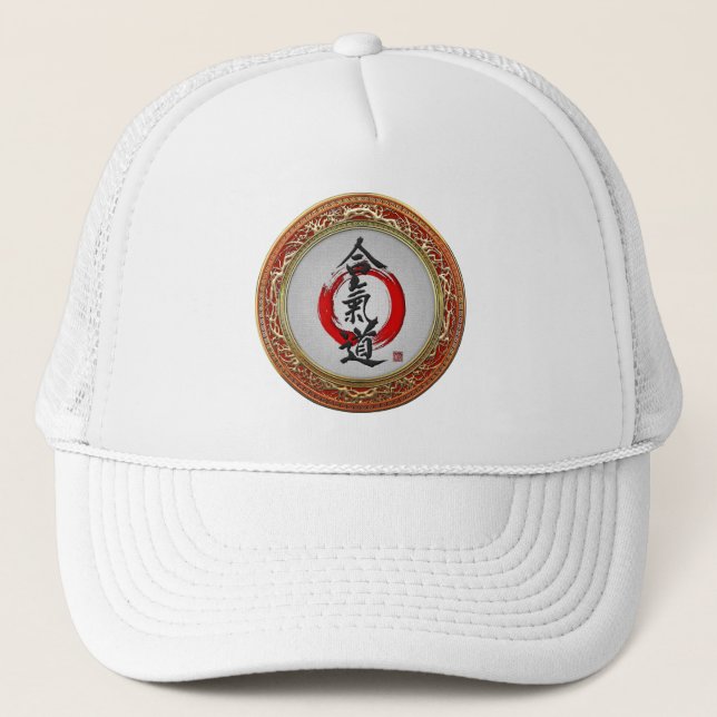 Casquette [700] Calligraphie japonaise - Aikido (Devant)