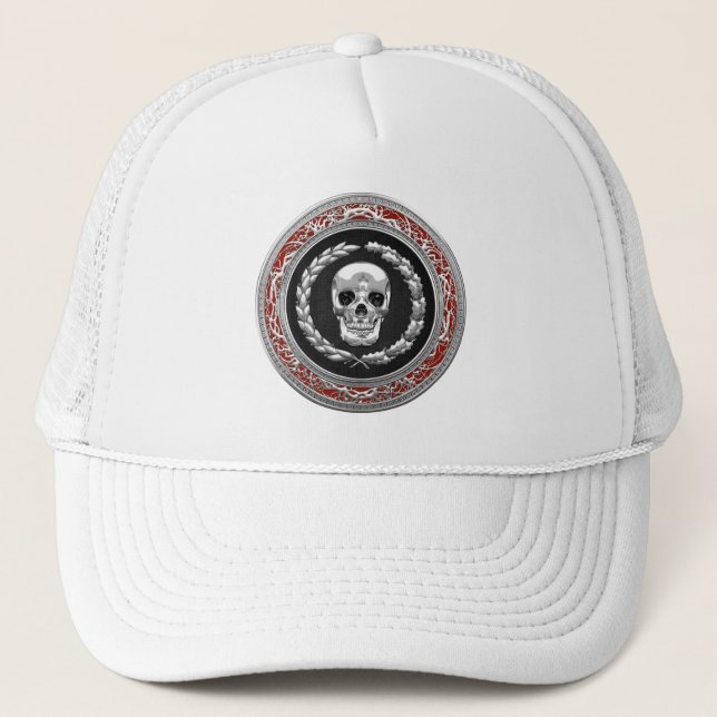 Casquette [700] Crâne d'argent (Devant)