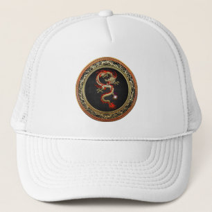 Casquette [700] Dragon chinois d'or Fucanglong