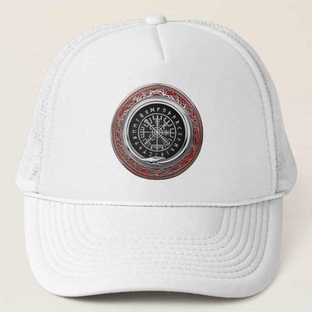 Casquette [700] Vegvisir - Viking Silver Magic Runic Compass (Devant)