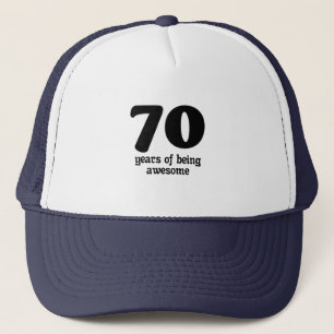 Casquette 70 ans d'être génial