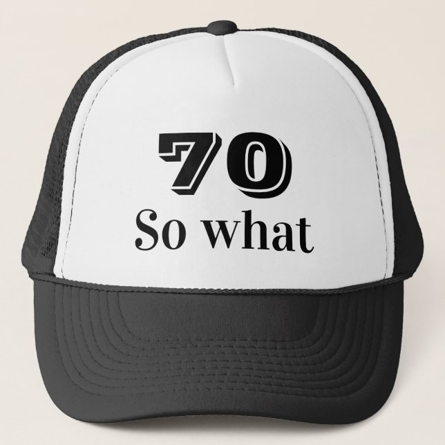 Casquette 70 donc ce Drôle Dit 70e Anniversaire (Devant)