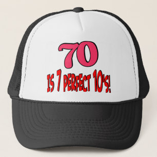 Casquette 70 est les 7 années 10 parfaites (le ROSE)
