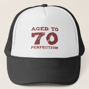 Casquette 70e anniversaire Âgé à la perfection