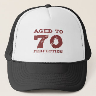 Casquette 70e anniversaire Âgé à la perfection