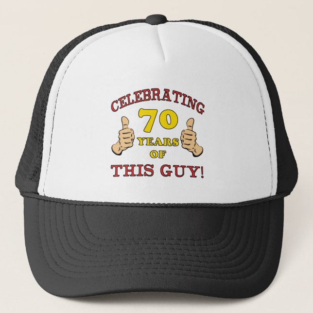 Casquette 70e anniversaire Cadeau pour lui (Devant)