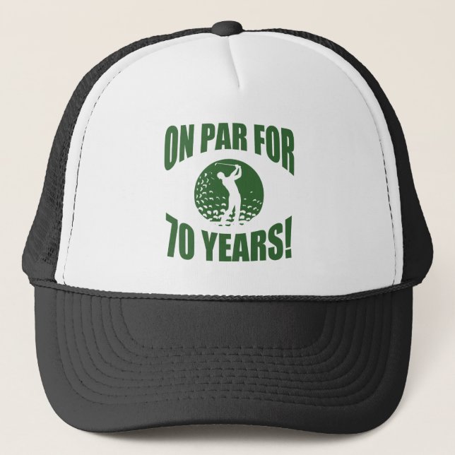 Casquette 70e anniversaire de Golfer (Devant)