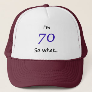 Casquette 70e Anniversaire Drôle Je`m 70 alors que