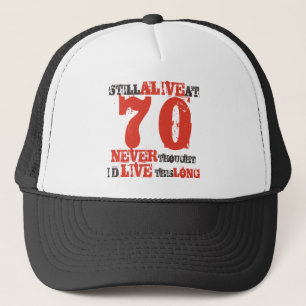 Casquette 70e anniversaire Humour Attitude