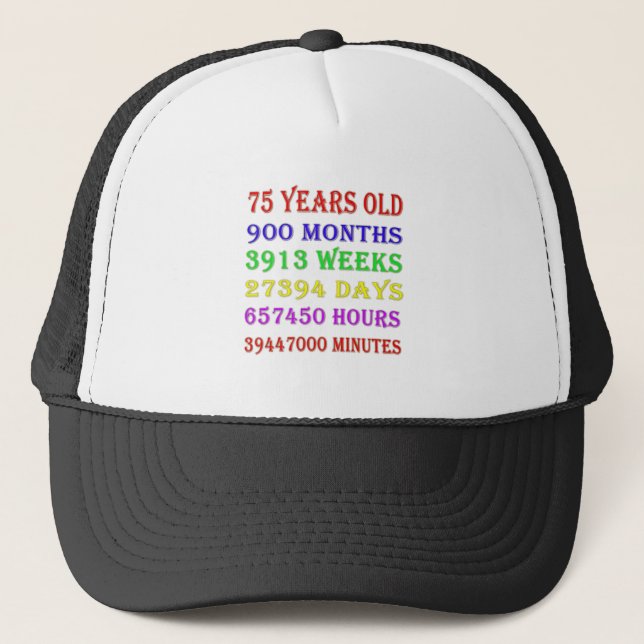 Casquette 75e anniversaire Jalons (Devant)