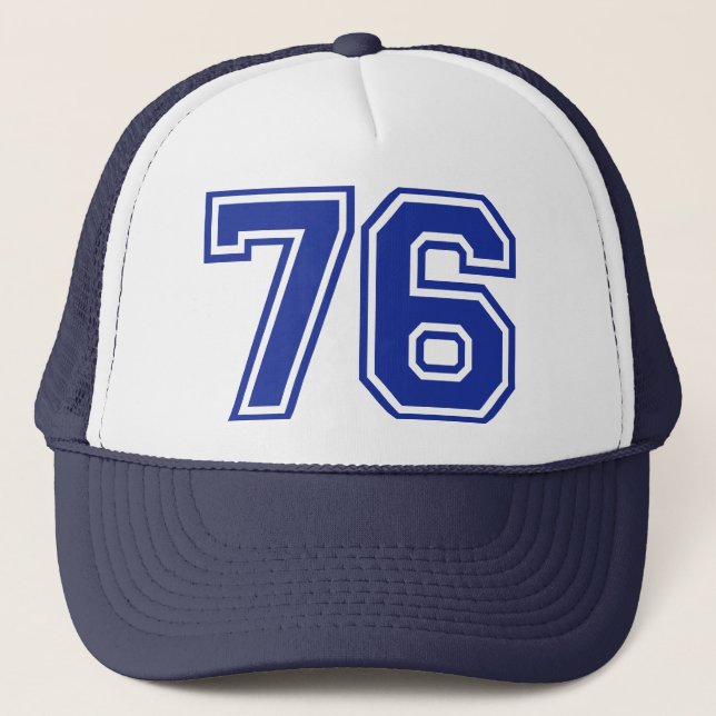Casquette 76 - nombre (Devant)