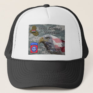 Casquette 82e Division aéroportée Irak Vétéran de combat