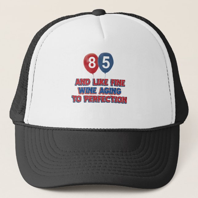 Casquette 85th conceptions d'anniversaire d'année (Devant)
