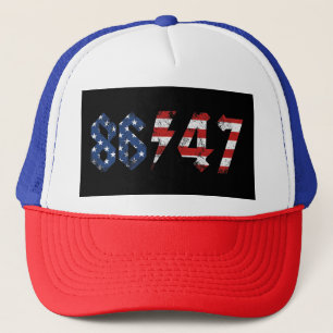 Casquette 8647 Anti Trump Retro Vintage 80s Rock Style
