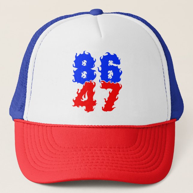 Casquette 8647 Impeach Trump 47 (Devant)