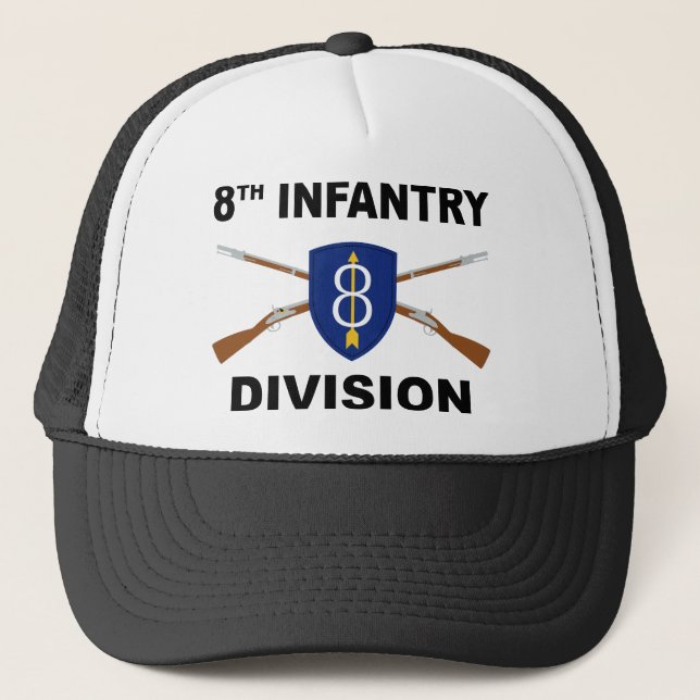 Casquette 8e division d'infanterie - fusils croisés (Devant)