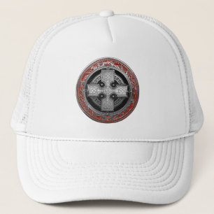 Casquette [900] Ancienne Croix de noeud d'argent sacré celti