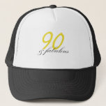 Casquette 90 et fabuleux<br><div class="desc">Célébrez votre 90e anniversaire avec nos t-shirts d'anniversaire 90 & Fabulous et des bonbons d'anniversaire.</div>