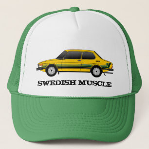 Casquette 99T_sedan avec des rayures, MUSCLE SUÉDOIS