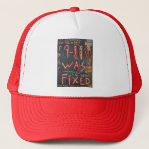 Casquette 9-11 était un chapeau bleu fixe