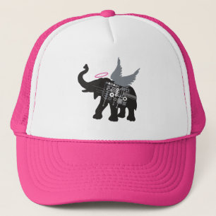 Casquette à ailes de camionneur d'éléphant