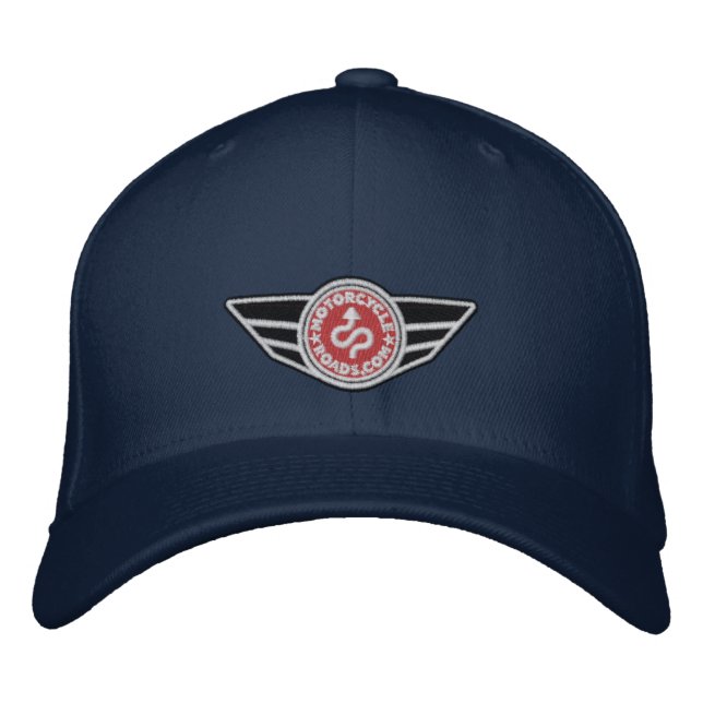 Casquette à billes bleu marine avec logo MCR brodé (Devant)