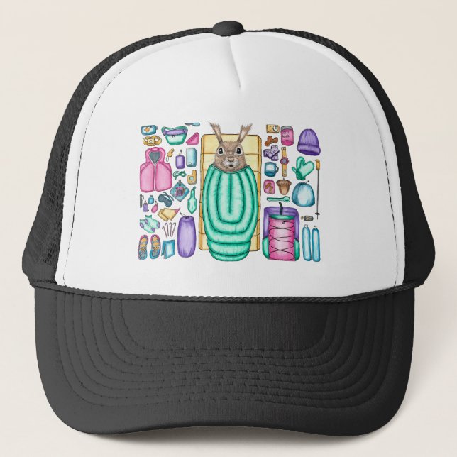 Casquette à écartement de l'écureuil (Devant)