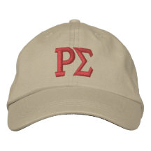 Casquette à lettre brodée
