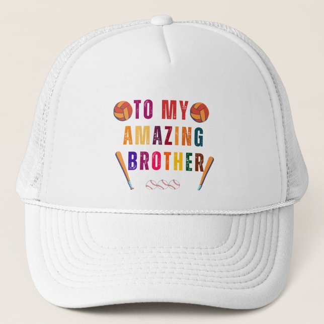 Casquette À mon incroyable frère Fête des frères (Devant)