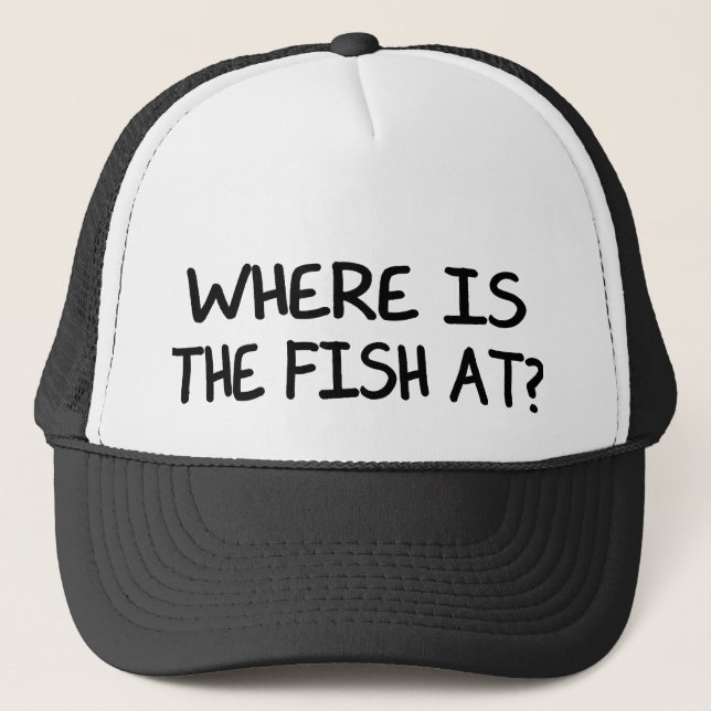 CASQUETTE À OÙ EST-CE QUE LE POISSON EST ? (Devant)