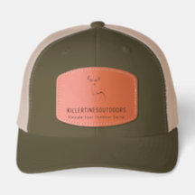 Casquette à Patch en Cuir