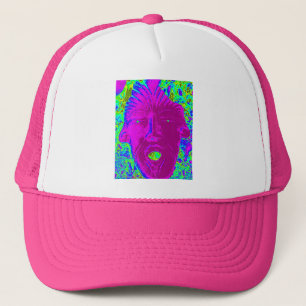 casquette à visage violet