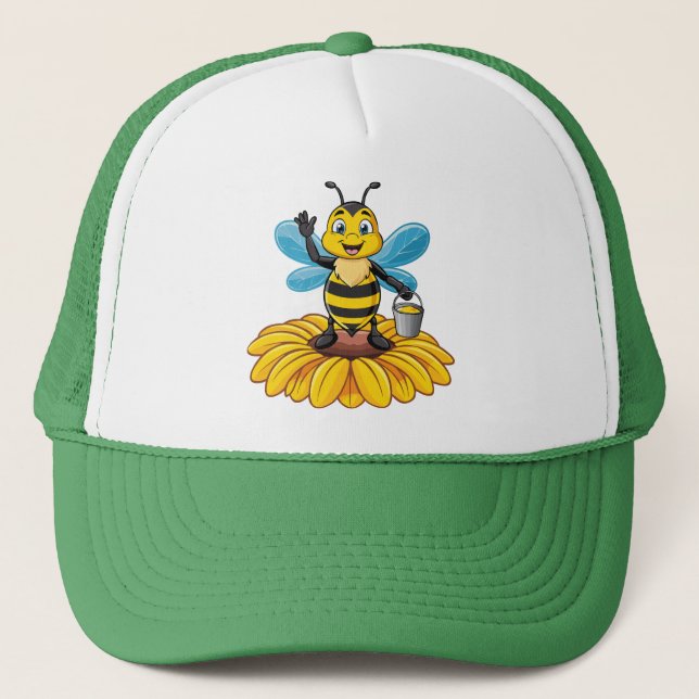 Casquette Abeille à miel européenne (Devant)