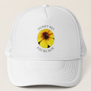 Casquette                   Abeille domestique sur une fleur