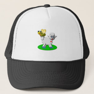 Casquette Abeille et agneau à trois dimensions mignons de