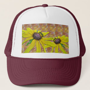 Casquette Abeille et Black Eyed Susan Welcome Voisin