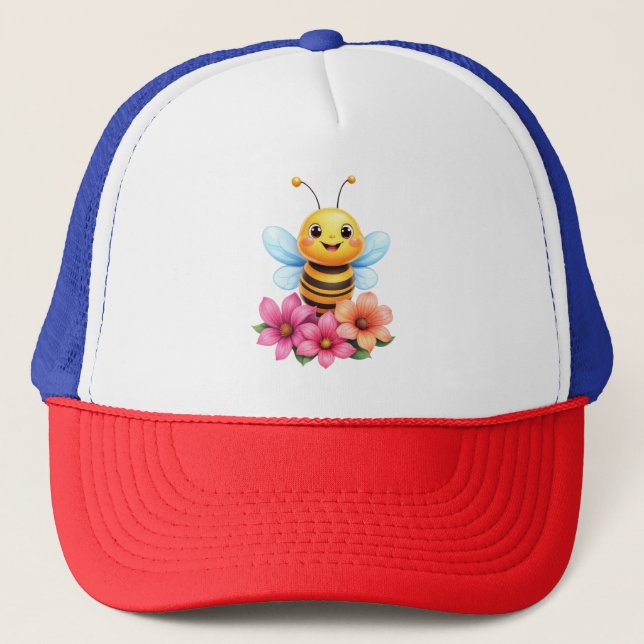 Casquette Abeille Heureuse (Devant)