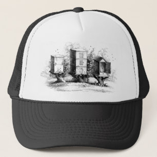 Casquette Abeilles vintages ruches apiculteurs