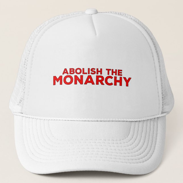 Casquette Abolir la monarchie (Devant)
