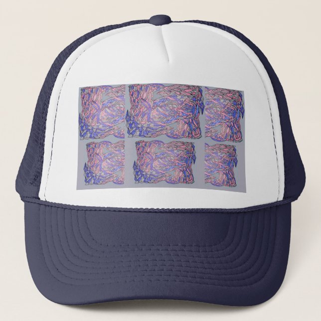 Casquette Abstract Pulse Trucker Hat (Devant)