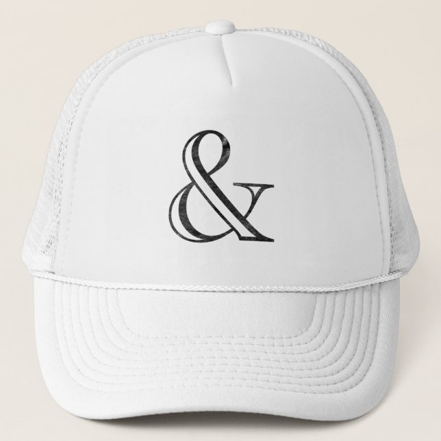 Casquette Academy Engraved Ampersand Black (Devant)