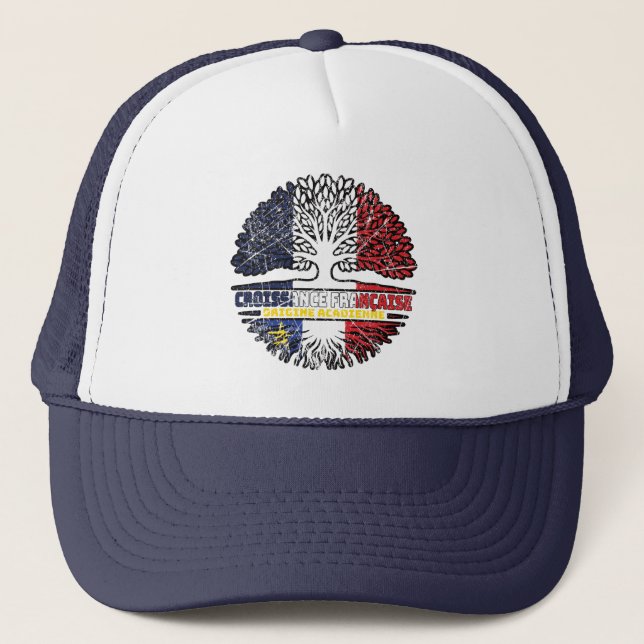 Casquette Acadia Acadia France Arbre Drapeau (Devant)