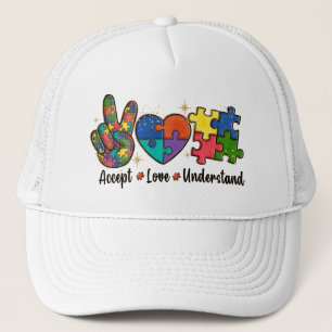 Casquette Accepter l'amour comprendre - Coeur de Sensibilisa