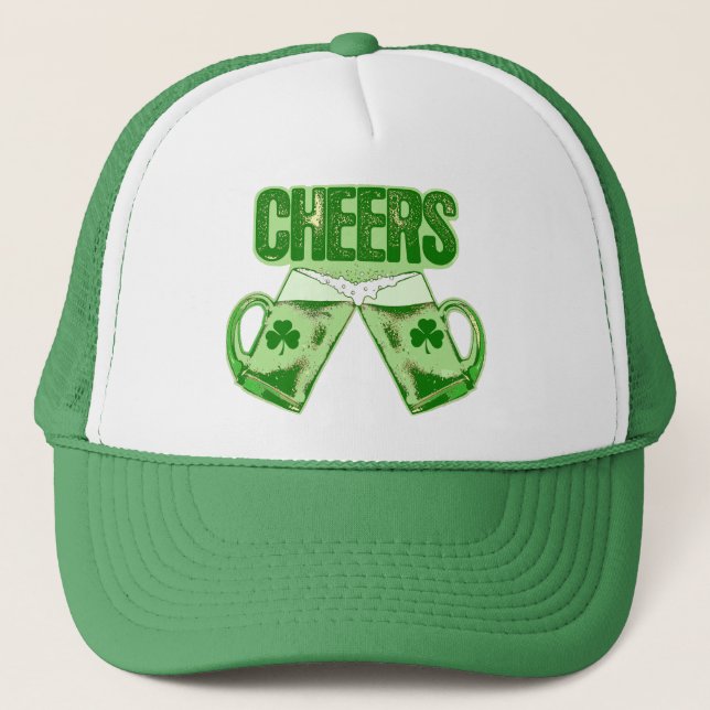 Casquette Acclamations vertes de bière (Devant)