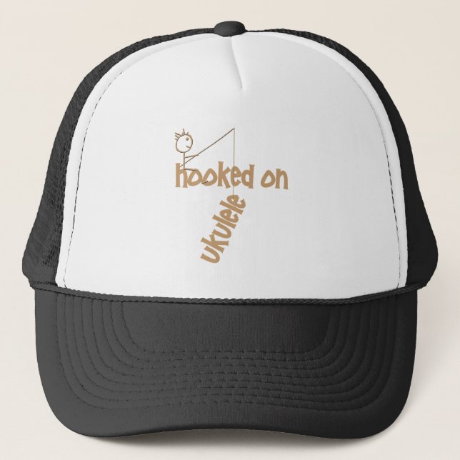 Casquette Accro au Ukulele (Devant)