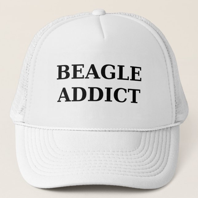 Casquette accro beagle (Devant)
