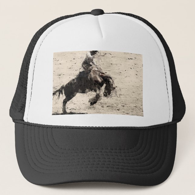 Casquette Accrocher - Bronco Busting Champ (Devant)